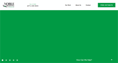 Desktop Screenshot of nobleroofing.com